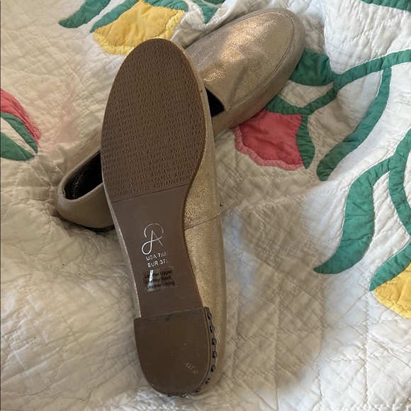 Adrianna Papell Metallic Gold Loafers - Picture 4 of 4